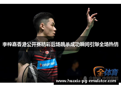 李梓嘉香港公开赛精彩后场跳杀成功瞬间引爆全场热情